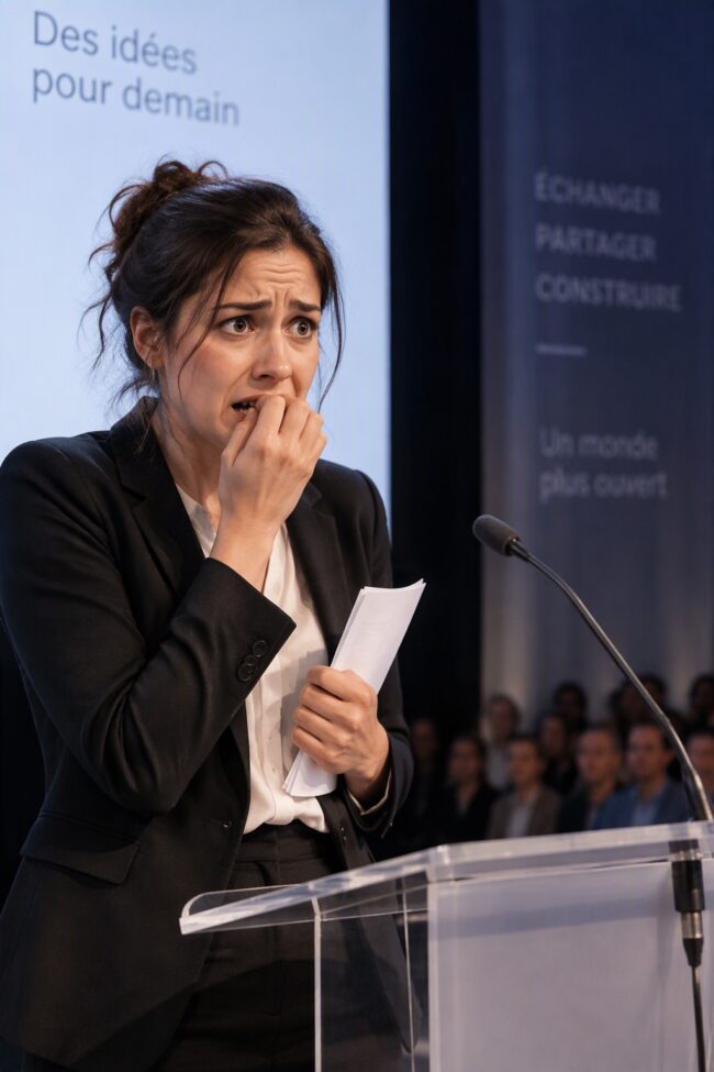 femme stressee